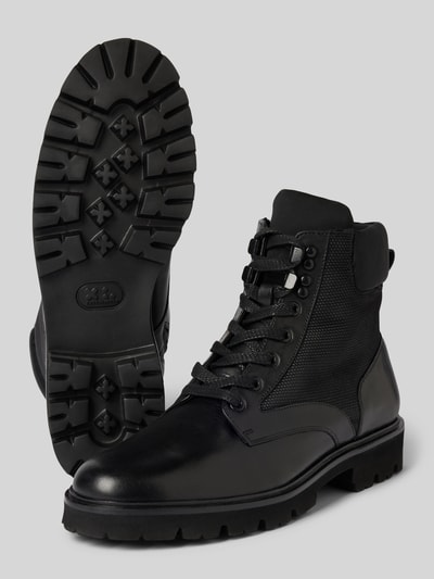 JOOP! SHOES Lederboots mit Zugschlaufe Modell 'tela stampa hektor' Black 4