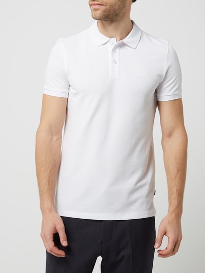 JOOP! Jeans Poloshirt aus Piqué Weiss 4