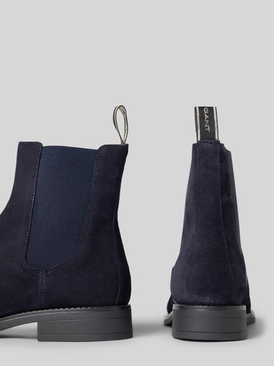 Gant Chelsea Boots aus Leder mit Label-Detail Modell 'Fayy' Marine 2