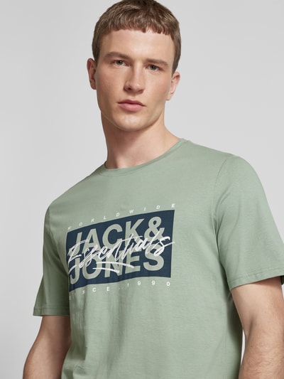 Jack & Jones T-Shirt aus reiner Baumwolle Modell 'COLTON' Mint 3