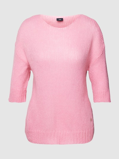 JOOP! Strickpullover mit Strukturmuster Pink 2