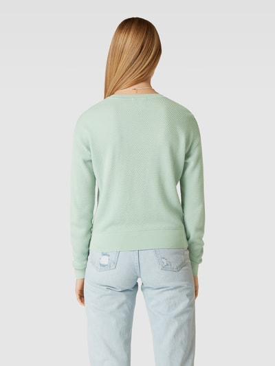 QS Strickpullover mit Strukturmuster Modell 'Schildkröte' Mint 5
