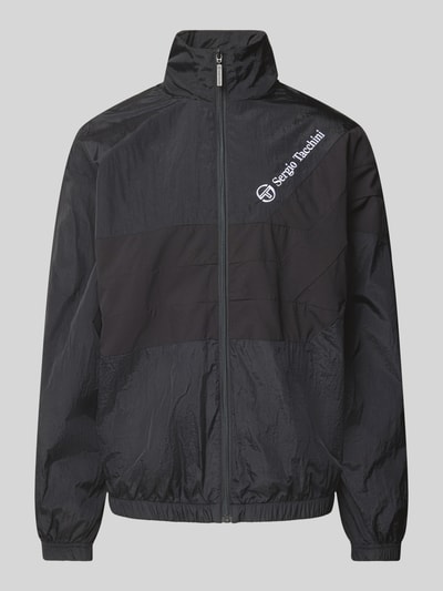 SERGIO TACCHINI Trainingsjack met labelstitching, model 'PATRICK' Zwart - 2