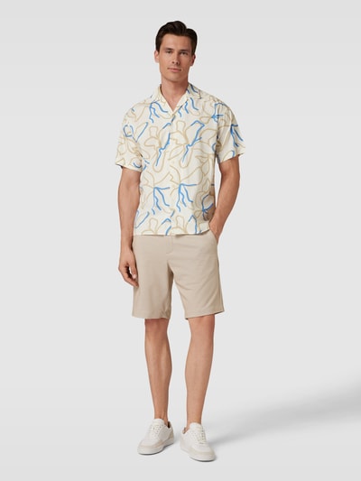 Jack & Jones Premium Vrijetijdsoverhemd met streepmotief, model 'TROPIC' Zand - 1