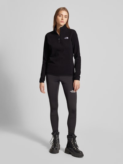 The North Face Sweatshirt Modell 'Glacier' mit Stehkragen Black 1