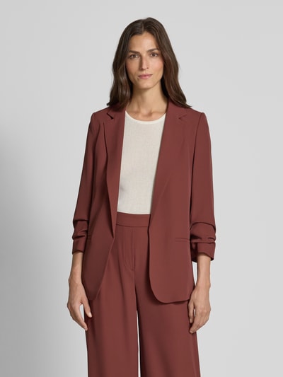 Jake*s Collection Longblazer mit 3/4-Arm Bordeaux 4