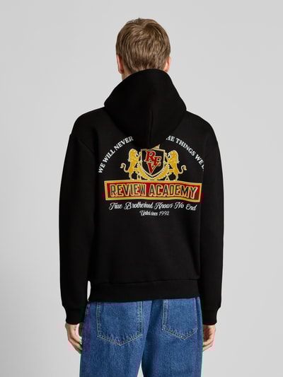 REVIEW Sweatshirt met motiefprint Zwart - 5