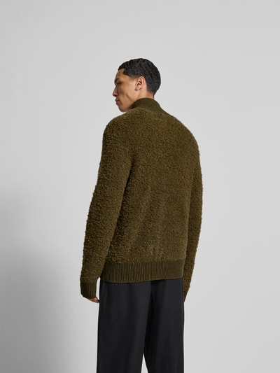 Filippa K Pullover mit gerippten Abschlüssen Oliv 5