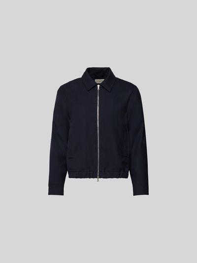 Officine Générale Jacke mit Kentkragen Dunkelblau 2