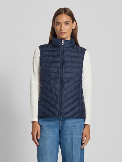 s.Oliver RED LABEL Slim Fit Steppweste mit Stehkragen Marine 4
