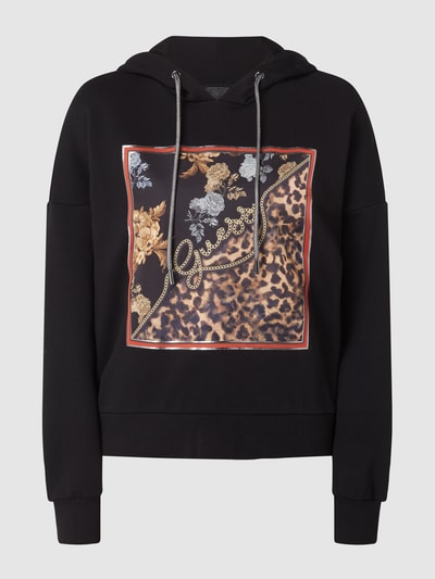 Guess Hoodie met logoprint, model 'Zenovia' Zwart - 2