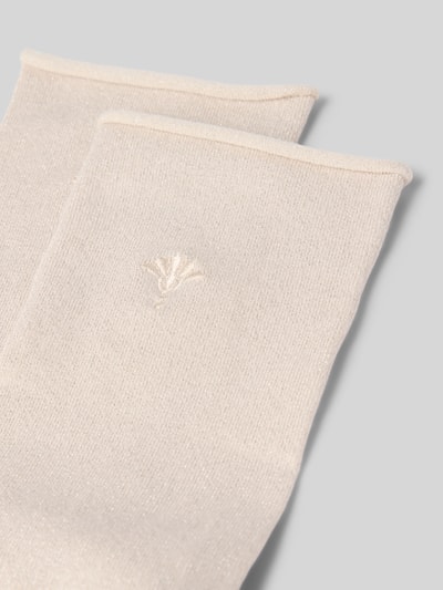 JOOP! Collection Sokken met labelstitching Beige - 2