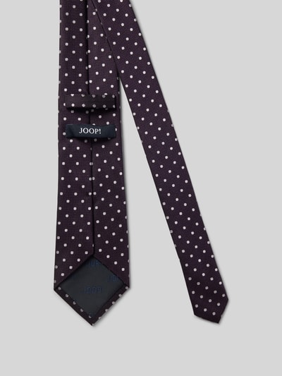 JOOP! Collection Seidenkrawatte mit Strukturmuster Purple 2