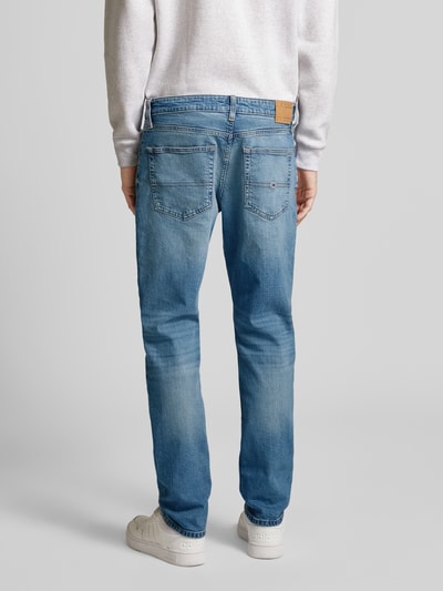 Tommy Jeans Slim Fit Jeans im 5-Pocket-Design Modell 'SCANTON' Hellblau 5