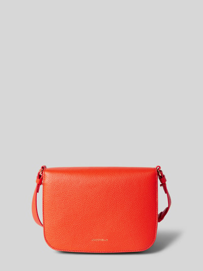 Coccinelle Crossbody Bag aus Leder mit Label-Detail Koralle 4