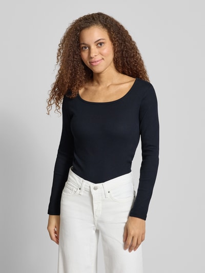 Levi's® Slim Fit Langarmshirt aus Baumwoll-Mix BLACK 4