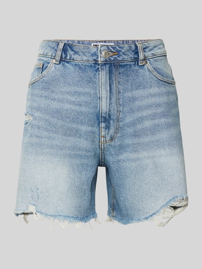 Review Jeansshorts mit 5-Pocket-Design Hellblau 2