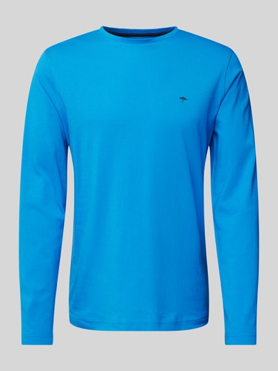 Fynch-Hatton Longsleeve mit Logo-Print Blau 2