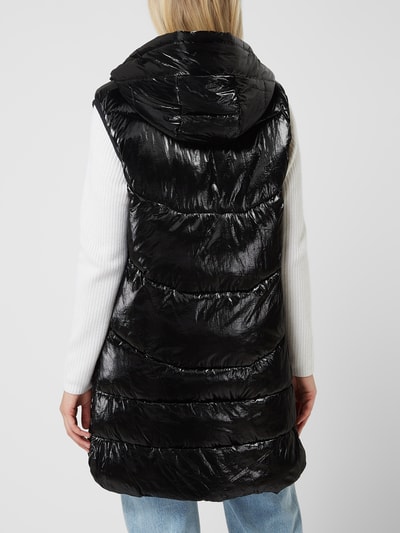 Frieda & Freddies Bodywarmer in laklook  Zwart - 5