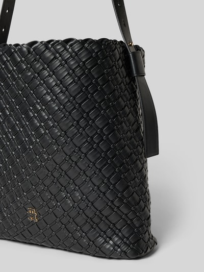 Tommy Hilfiger Shopper met grof geweven motief Zwart - 3