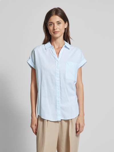 Soyaconcept Blouseshirt met platte kraag, model 'DINAH' Bleu - 4