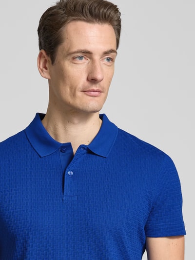 JOOP! Collection Poloshirt mit kurzer Knopfleiste Modell 'Bradley' Royal 3