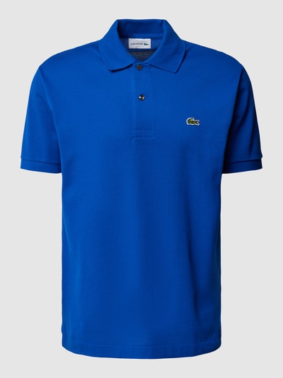 Lacoste Poloshirt met logostitching Aquablauw - 2