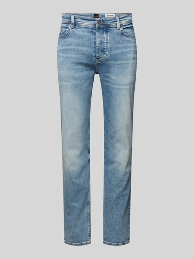 BOSS Orange Tapered fit jeans in 5-pocketmodel, model 'TABER' Lichtblauw - 2