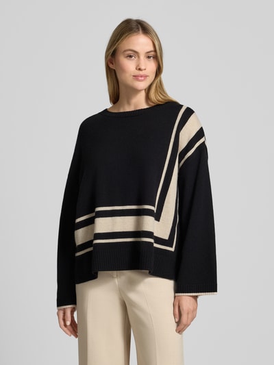 s.Oliver BLACK LABEL Loose Fit Strickpullover aus Woll-Mix Black 4