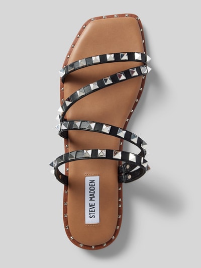 Steve Madden Slippers met studs, model 'SKYLER' Zwart - 3