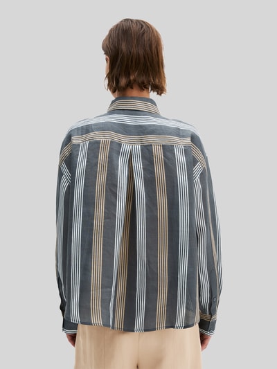 Marc O'Polo Regular Fit Bluse mit Allover-Muster Dunkelgrau 5