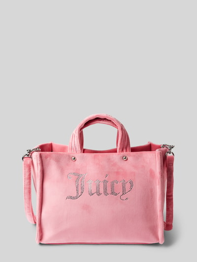 Juicy Couture Handtas met strass-steentjes, model 'KIMBERLY' Felroze - 2