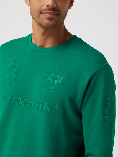 La Martina Sweatshirt mit Logo  Gruen 3