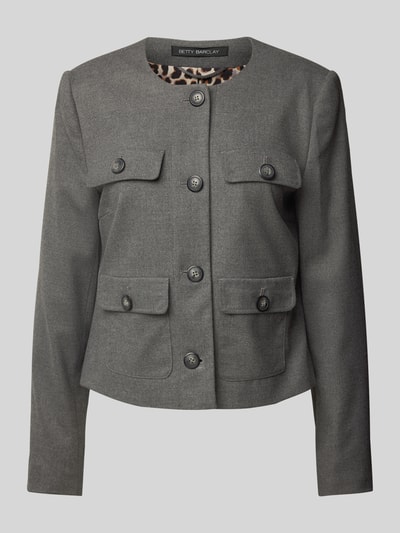 Betty Barclay Blazer met klepzakken Lichtgrijs - 2