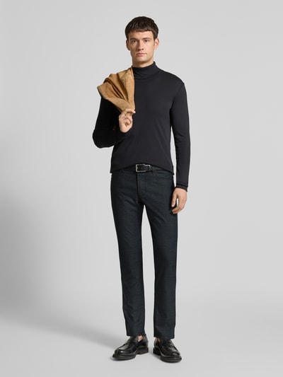 Christian Berg Men Stoffen broek met 5-pocketmodel Donkergrijs - 1