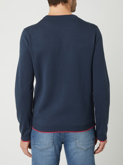 BOSS Green Pullover aus Baumwolle Modell 'Riston' Marine 5