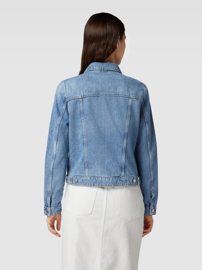 BOSS Orange Jeansjacke mit Umlegekragen Jeansblau 5