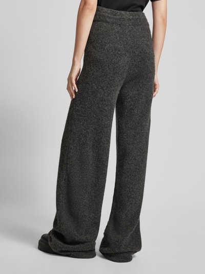 LeGer by Lena Gercke Wide leg stoffen broek met tunnelkoord, model 'Gigi' Antraciet - 5