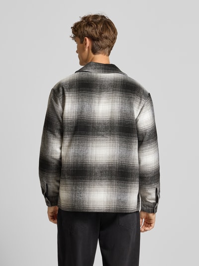 Jack & Jones Regular Fit Hemdjacke mit Brusttasche Modell 'ZAC' Black 5