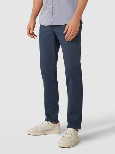 Tommy Hilfiger Chino mit Strukturmuster Modell 'DENTON' Marine 4