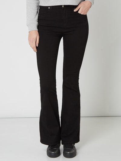 Dr. Denim Coloured Flared Jeans  Black 4