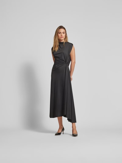 Victoria Beckham Maxikleid in Wickel-Optik Black 1