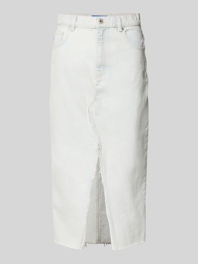 Hugo Blue Spódnica jeansowa z 5 kieszeniami model ‘Galita’ Jasnoniebieski 2