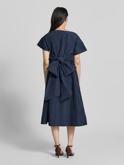 Weekend Max Mara Fließendes Freizeitkleid mit Baumwoll-Anteil Modell 'PIOPPO' Dunkelblau 5