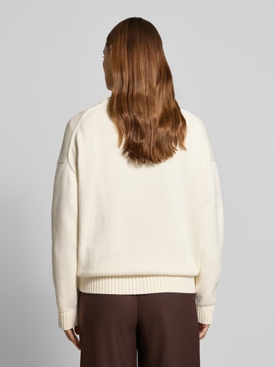Polo Ralph Lauren Sweter z dzianiny z okrągłym dekoltem Écru melanż 5