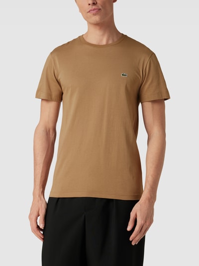 Lacoste T-Shirt mit Label-Detail Beige 4