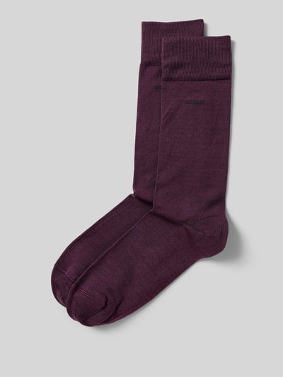 BOSS Socken aus Baumwoll-Mix Bordeaux 1