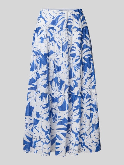 Lauren Ralph Lauren Midirock im Stufen-Look Modell 'PAULDINA' Hellblau 2