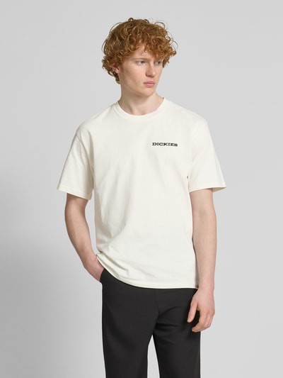 Dickies T-shirt met labelprint Offwhite - 4