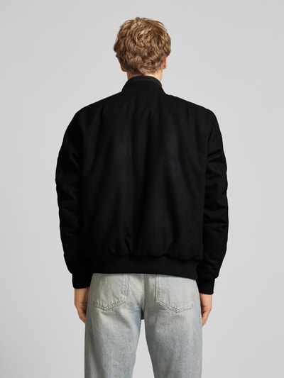 Alpha Industries Sweatjack met labeldetail Zwart - 5